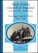 Holy Trinity Marriages 1900-1925